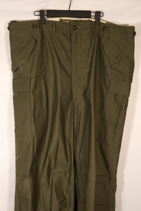 実物　1951年製　デッドストック　M51 コットン　フィールドパンツ　X-LARGE-REGULAR