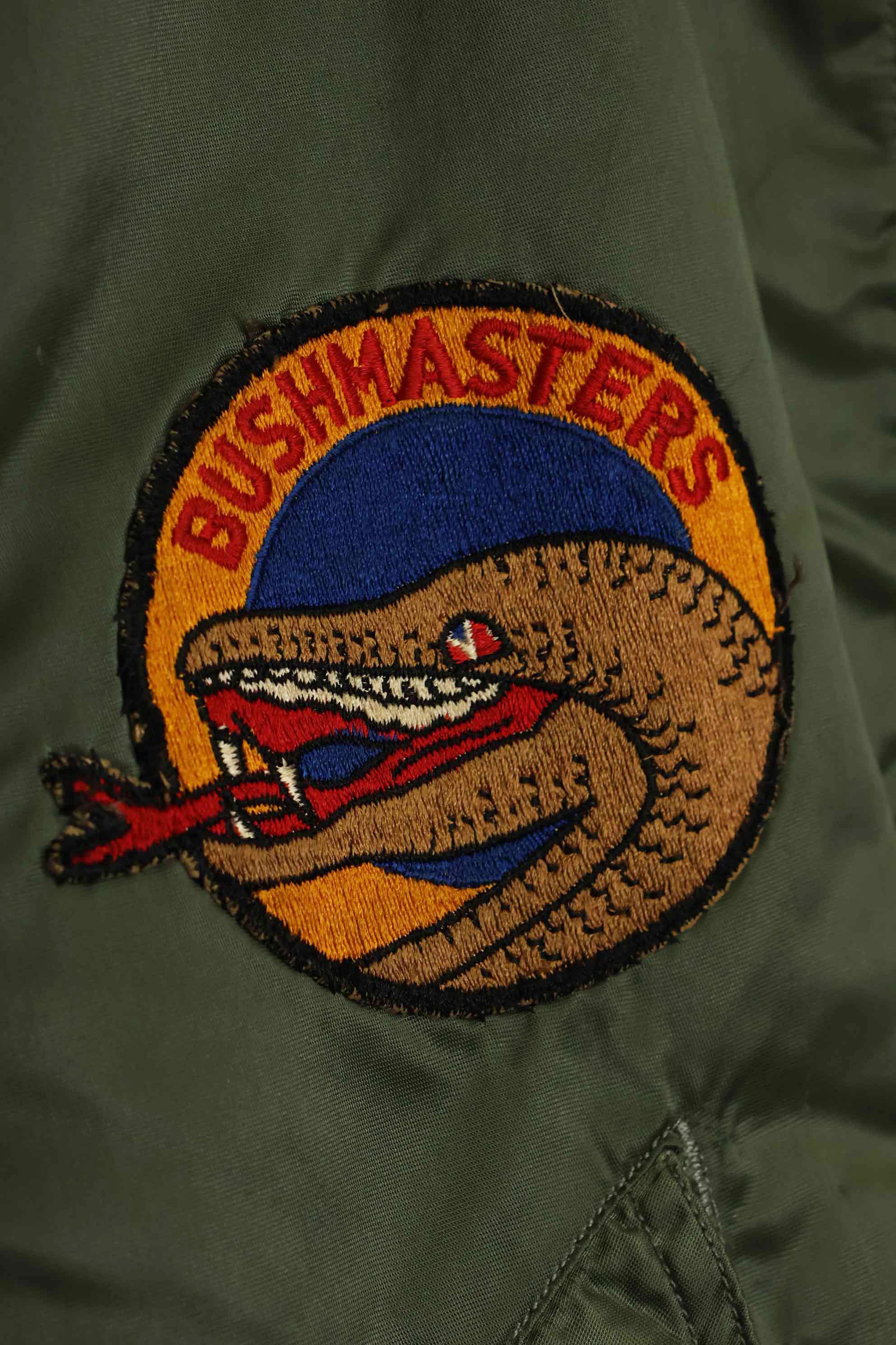 1960年契約　81st Fighter Wing　アメリカ空軍　L2-B　ファイターパイロット　ライトゾーン　フライトジャケット　中古品