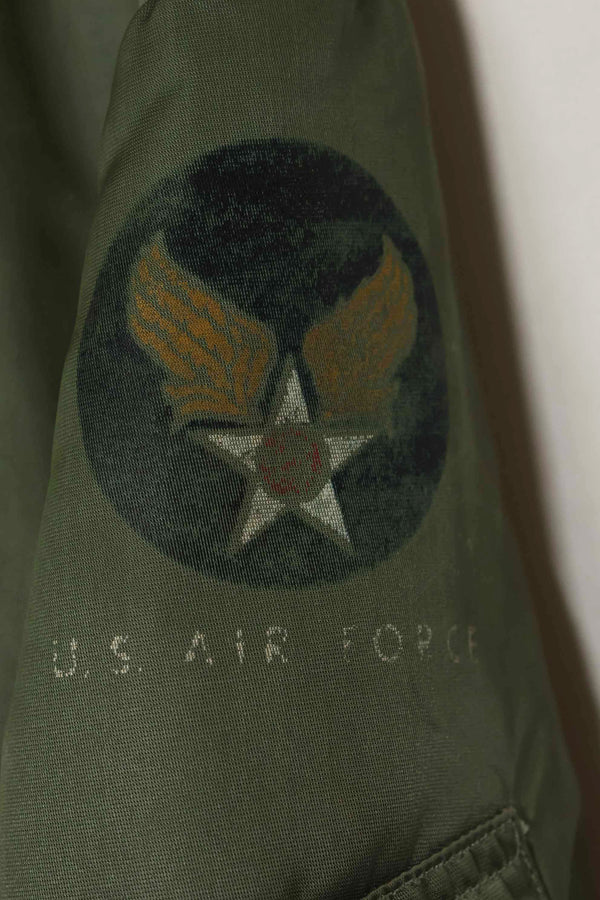 1960年契約　81st Fighter Wing　アメリカ空軍　L2-B　ファイターパイロット　ライトゾーン　フライトジャケット　中古品
