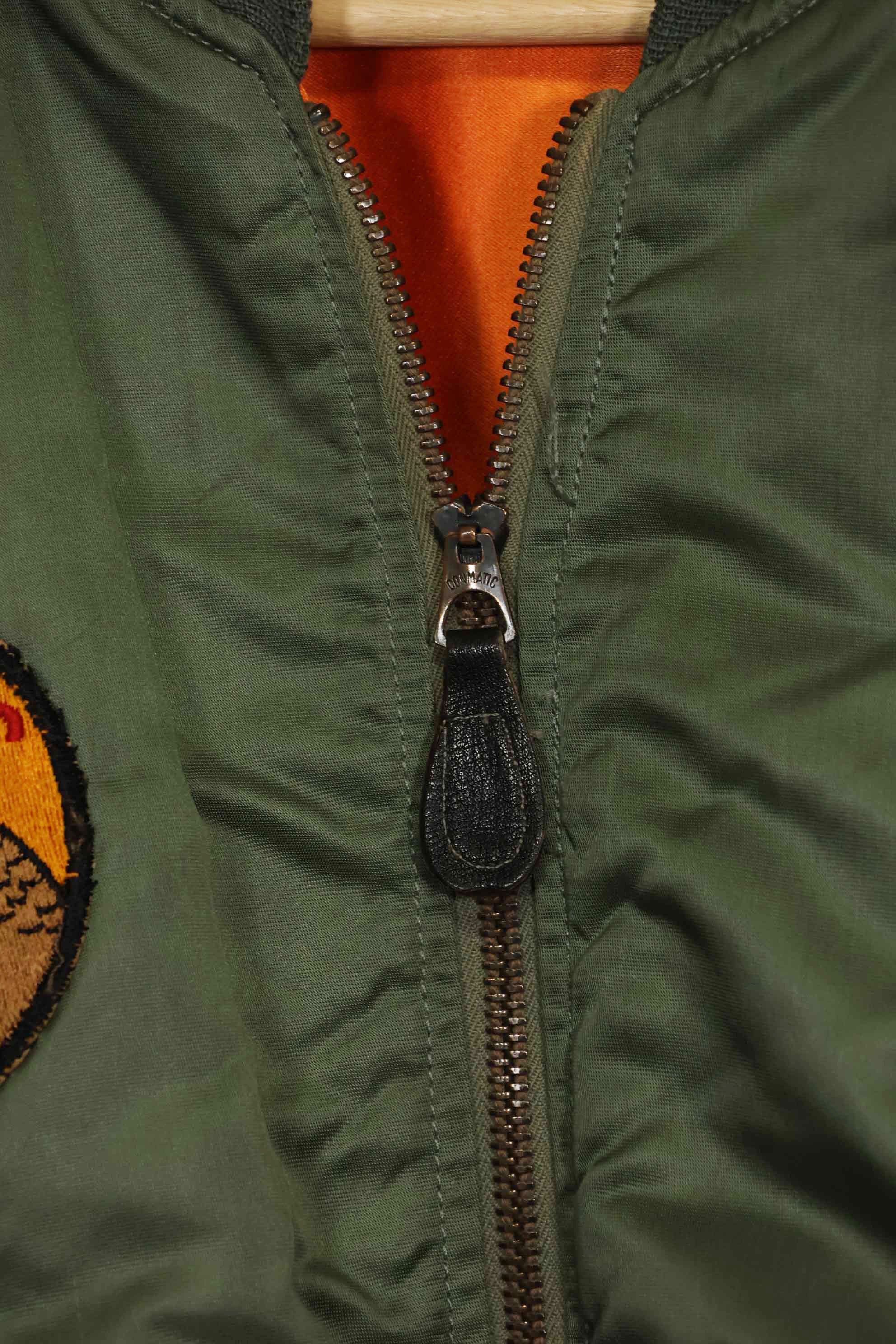 1960年契約　81st Fighter Wing　アメリカ空軍　L2-B　ファイターパイロット　ライトゾーン　フライトジャケット　中古品