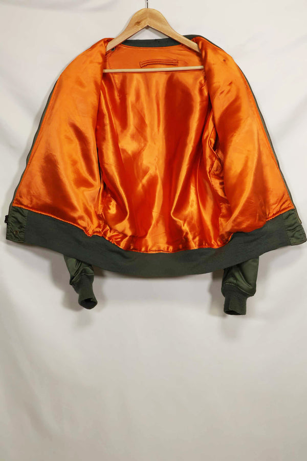 1960年契約　81st Fighter Wing　アメリカ空軍　L2-B　ファイターパイロット　ライトゾーン　フライトジャケット　中古品