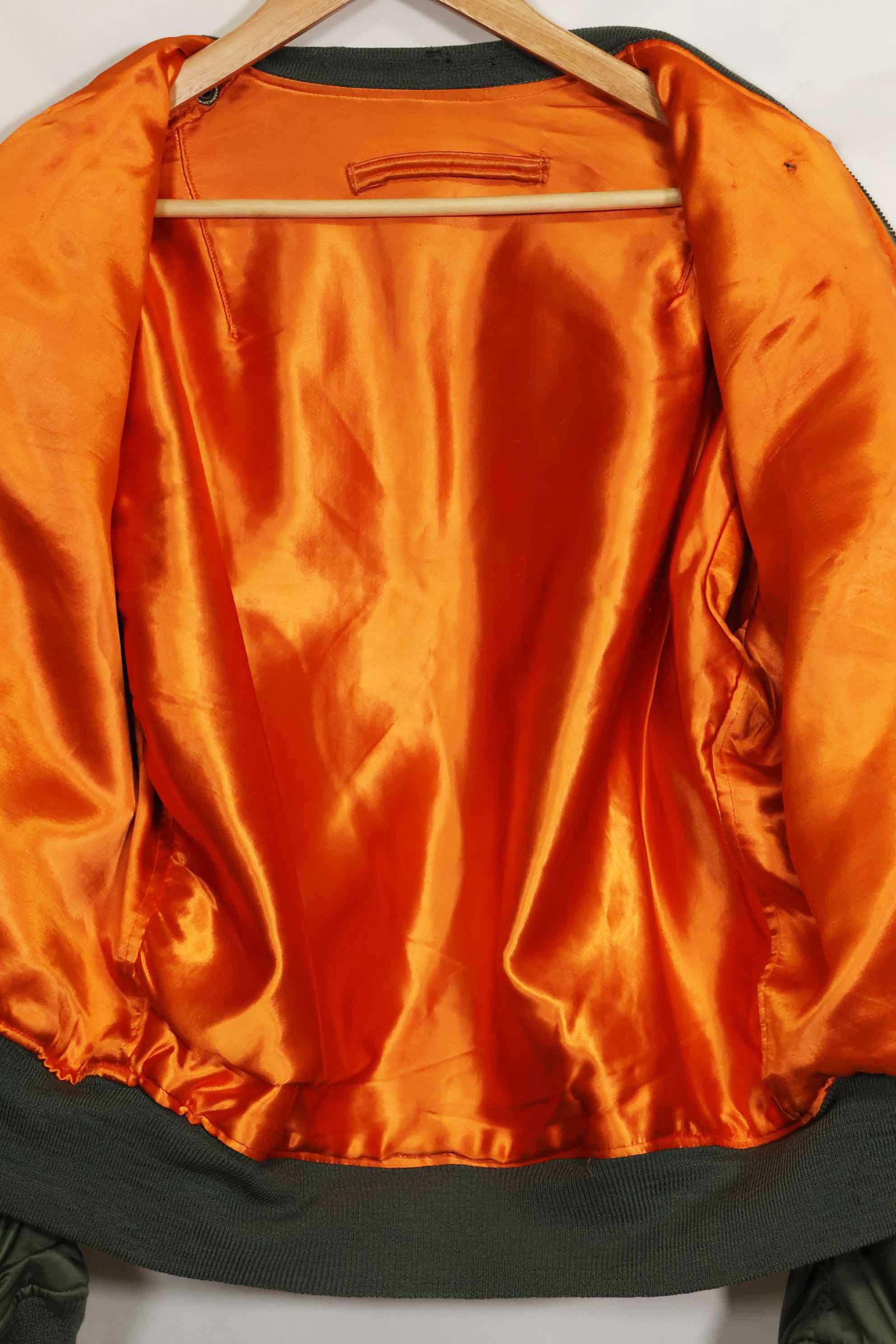 1960年契約　81st Fighter Wing　アメリカ空軍　L2-B　ファイターパイロット　ライトゾーン　フライトジャケット　中古品