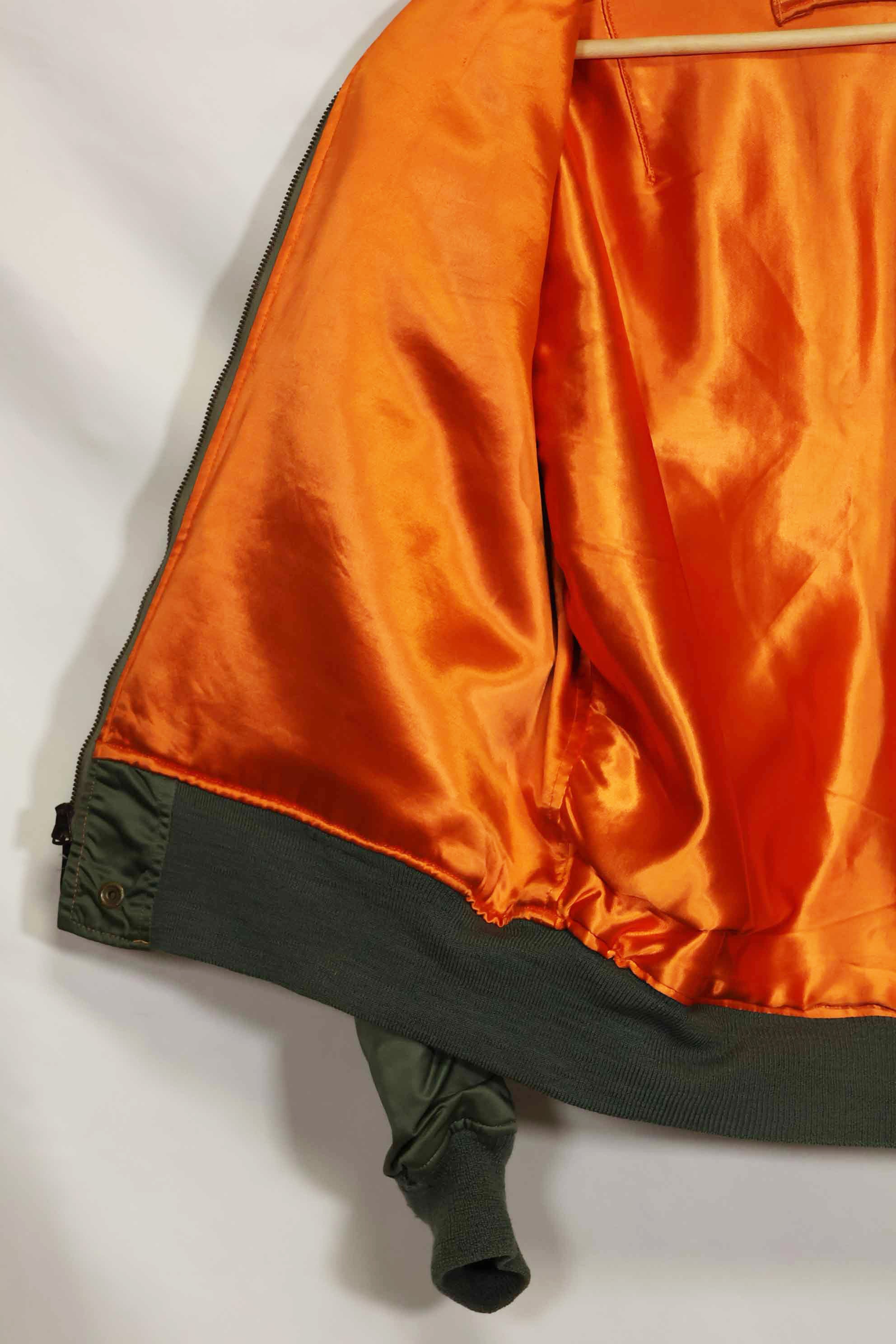 1960年契約　81st Fighter Wing　アメリカ空軍　L2-B　ファイターパイロット　ライトゾーン　フライトジャケット　中古品