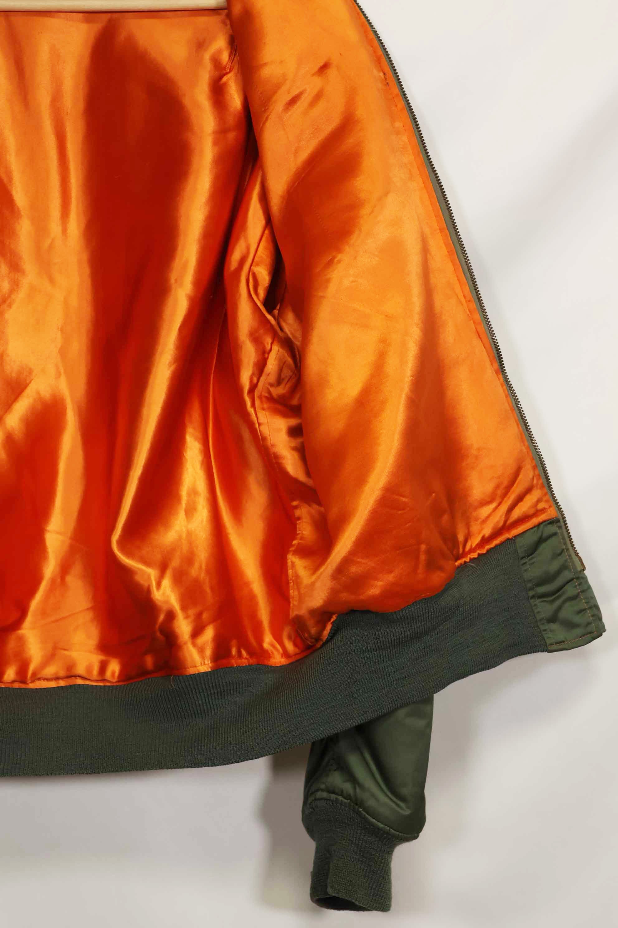 1960年契約　81st Fighter Wing　アメリカ空軍　L2-B　ファイターパイロット　ライトゾーン　フライトジャケット　中古品