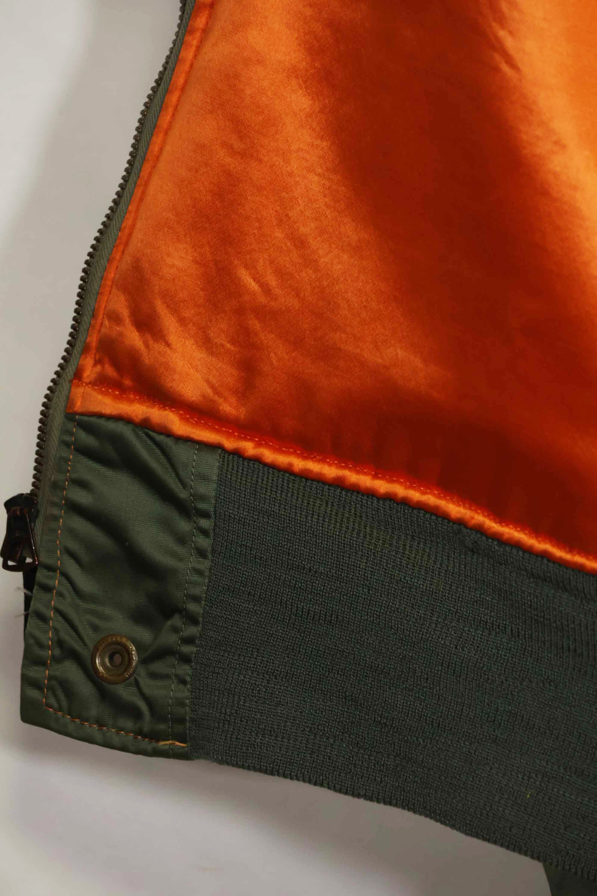 1960年契約　81st Fighter Wing　アメリカ空軍　L2-B　ファイターパイロット　ライトゾーン　フライトジャケット　中古品