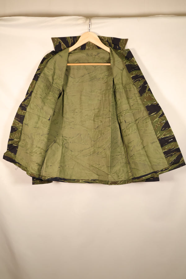 1970年後半契約　A-M　TO78　シルバータイガーパターン　タイガーストライプ　シャツ　未使用品
