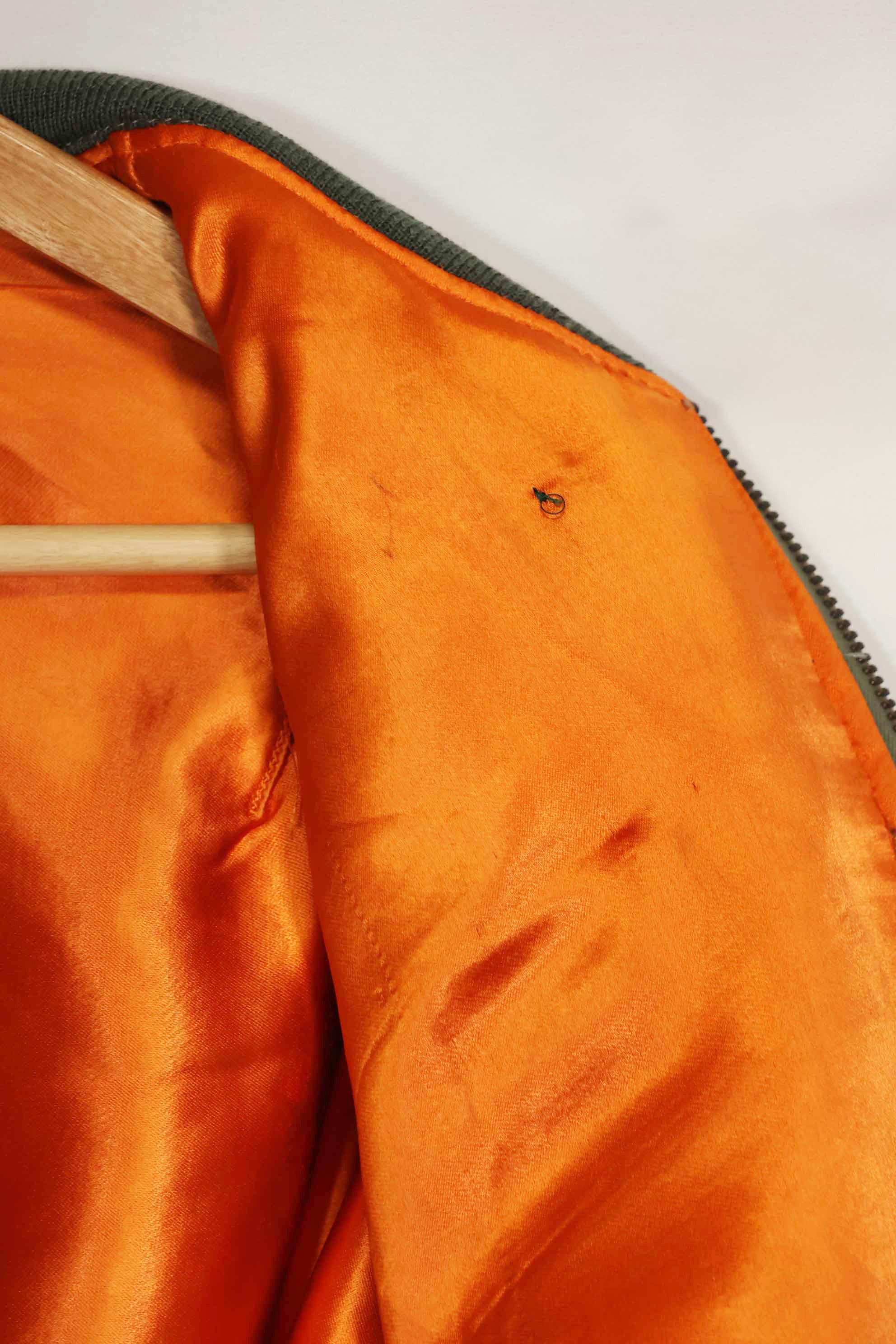 1960年契約　81st Fighter Wing　アメリカ空軍　L2-B　ファイターパイロット　ライトゾーン　フライトジャケット　中古品