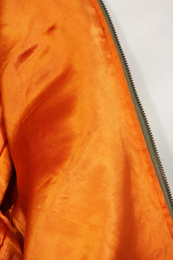 1960年契約　81st Fighter Wing　アメリカ空軍　L2-B　ファイターパイロット　ライトゾーン　フライトジャケット　中古品