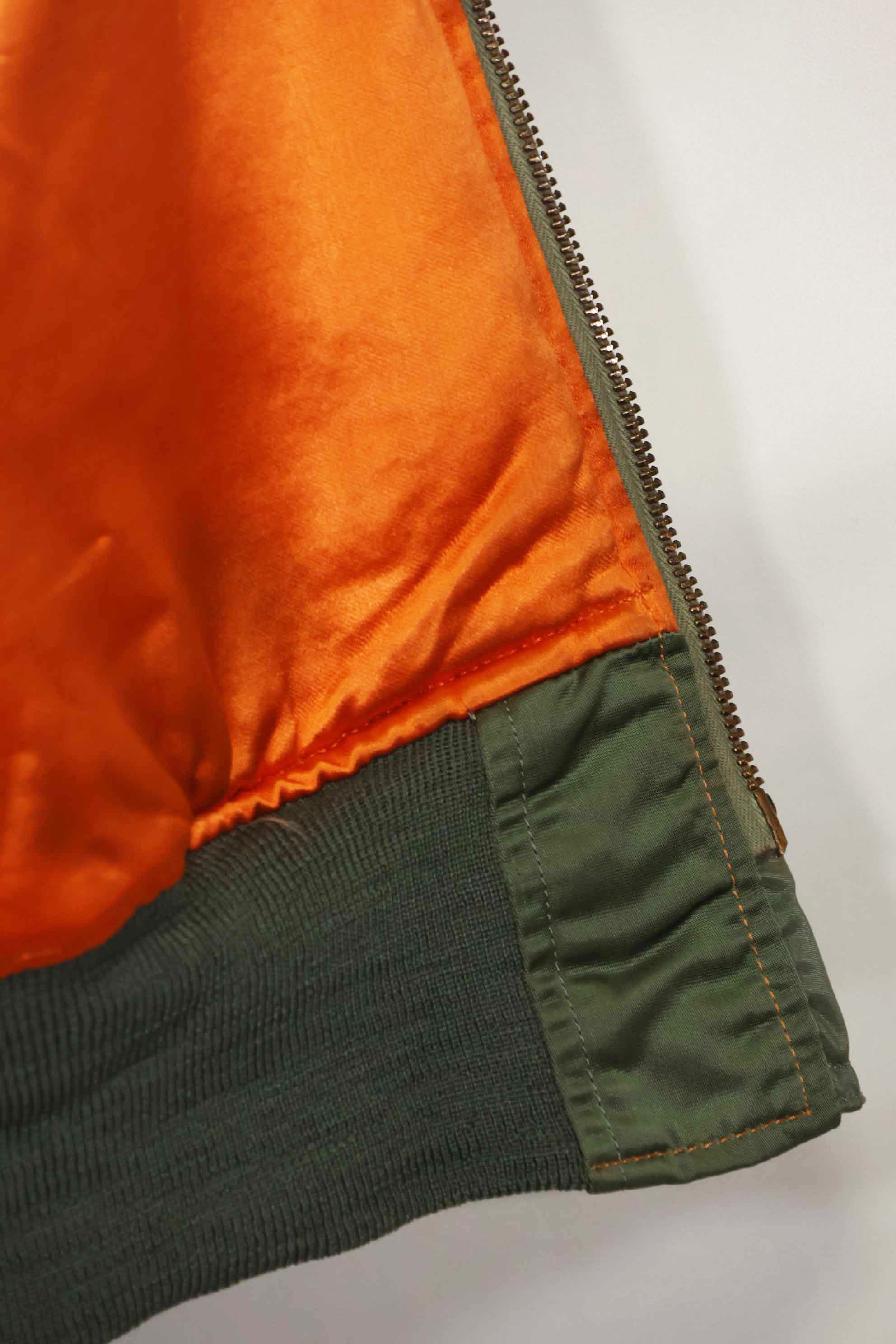 1960年契約　81st Fighter Wing　アメリカ空軍　L2-B　ファイターパイロット　ライトゾーン　フライトジャケット　中古品