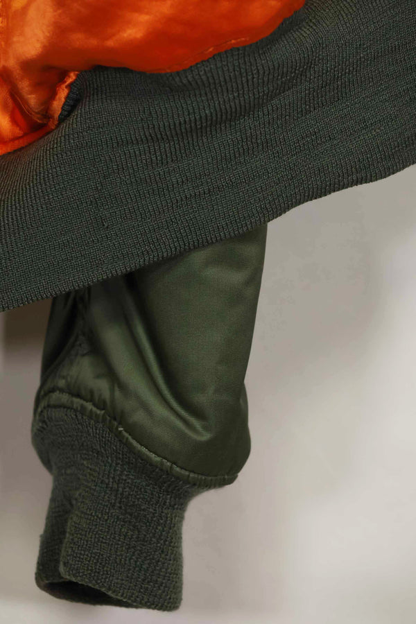 1960年契約　81st Fighter Wing　アメリカ空軍　L2-B　ファイターパイロット　ライトゾーン　フライトジャケット　中古品