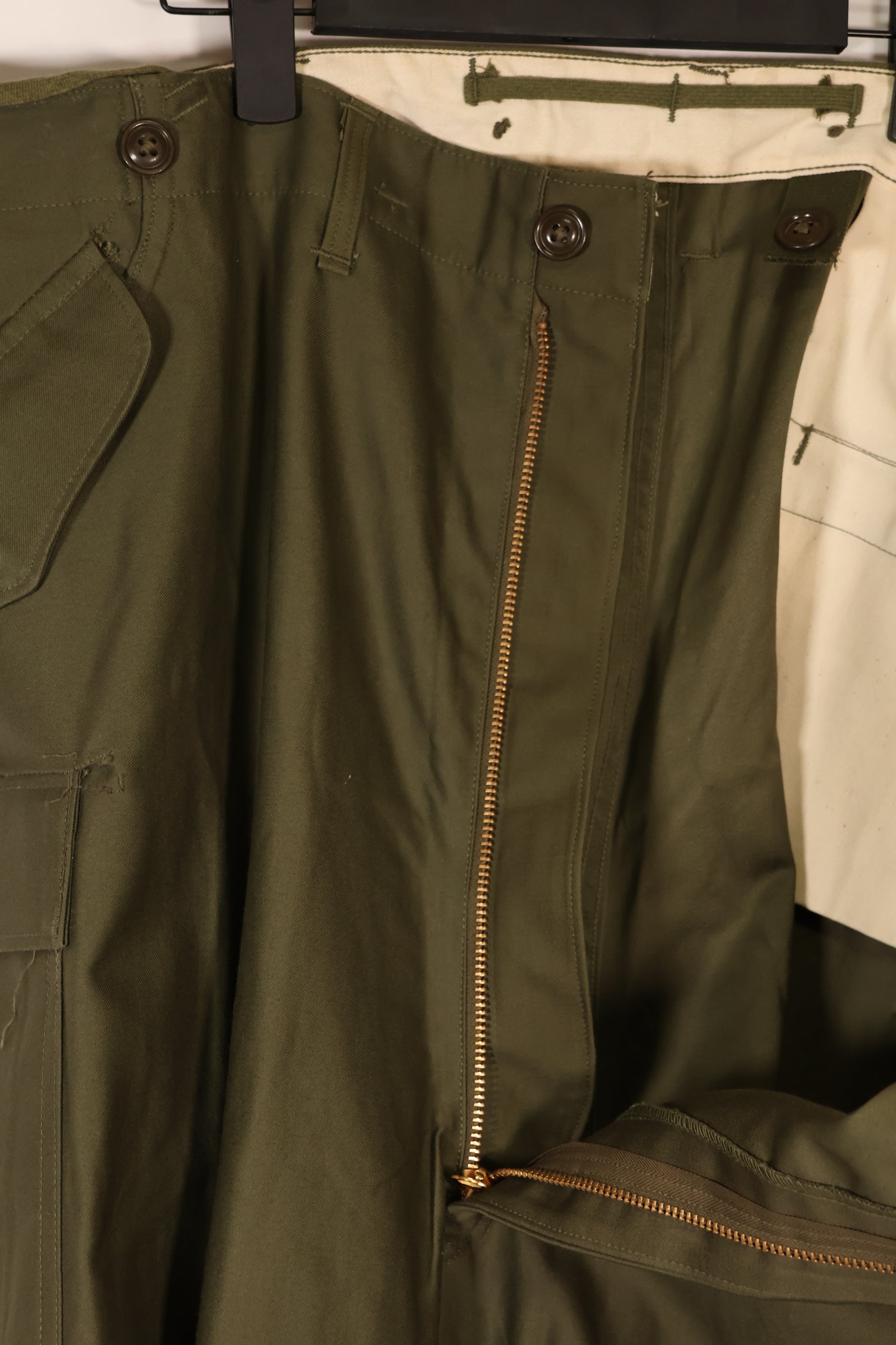 実物　1951年製　デッドストック　M51 コットン　フィールドパンツ　X-LARGE-REGULAR