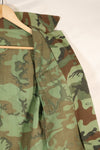 1960s South Vietnam ARVN Green Leaf Camouflage Shirt, used.