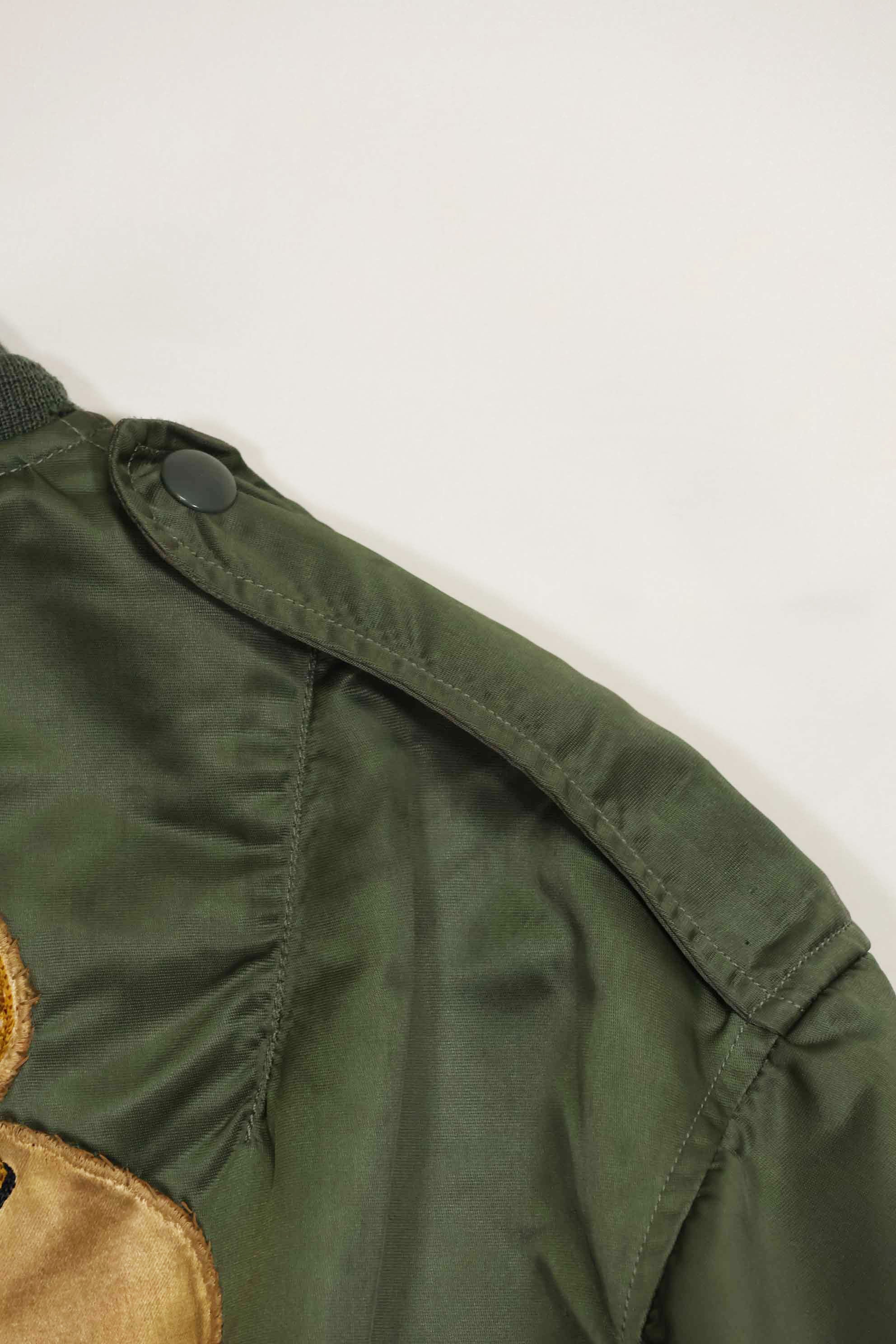 1960年契約　81st Fighter Wing　アメリカ空軍　L2-B　ファイターパイロット　ライトゾーン　フライトジャケット　中古品