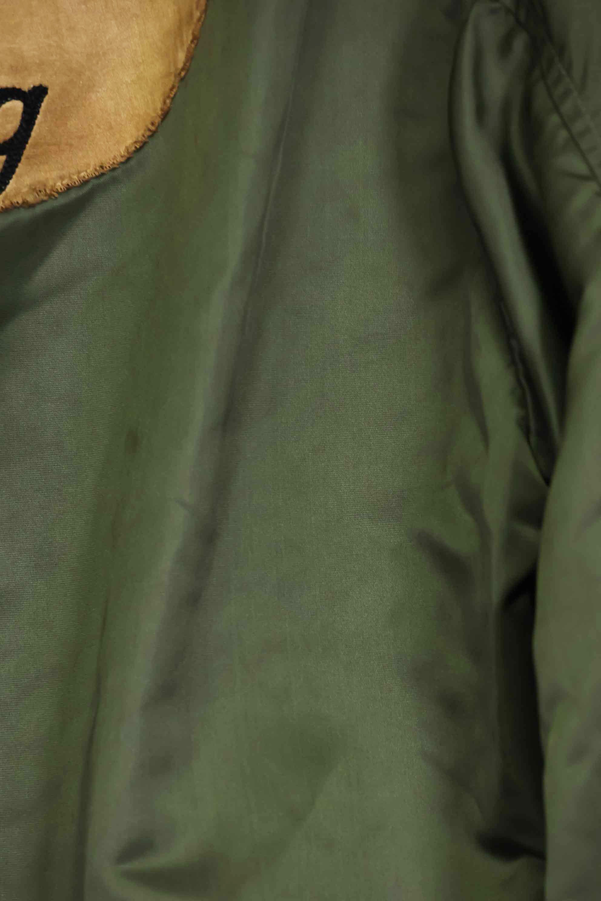 1960年契約　81st Fighter Wing　アメリカ空軍　L2-B　ファイターパイロット　ライトゾーン　フライトジャケット　中古品