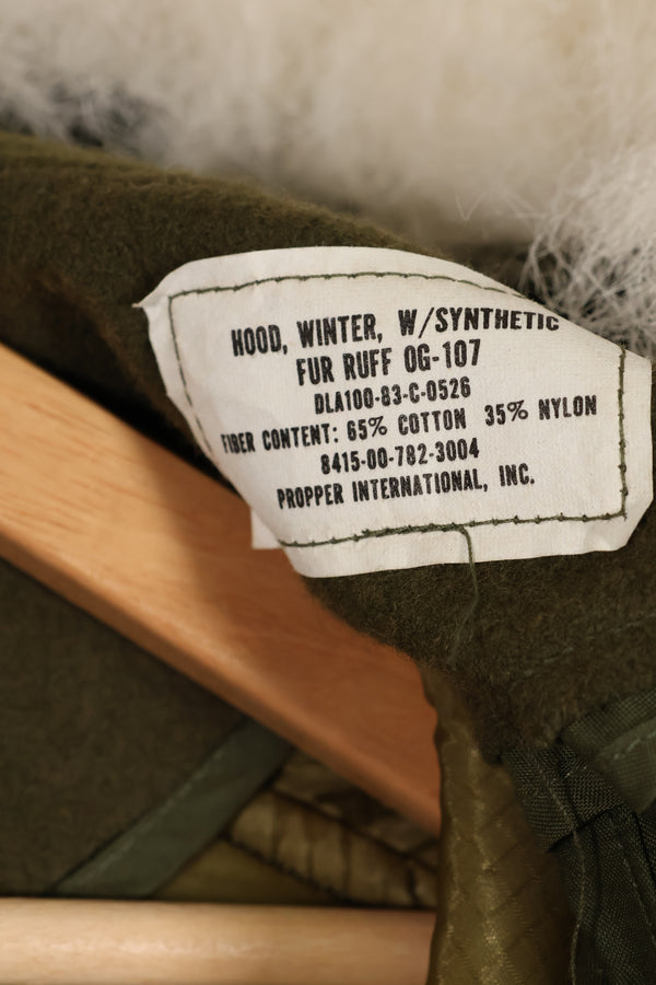 1983年契約　SMALL アメリカ軍　M65 フィールドパーカー　フィッシュテイル　状態良い　中古品