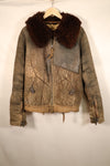 1940年代　大きめサイズ　WWII ドイツ空軍　Luftwaffe　カナルヤッケ　高高度用フライトジャケット　中古品