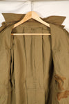 1940s 40R WWII M42 jump jacket without waist belt, stained, used.