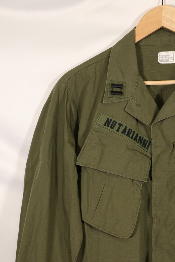 1970 Contract M-S 4th Model Jungle Fatigue Jacket 101 Airborne Used