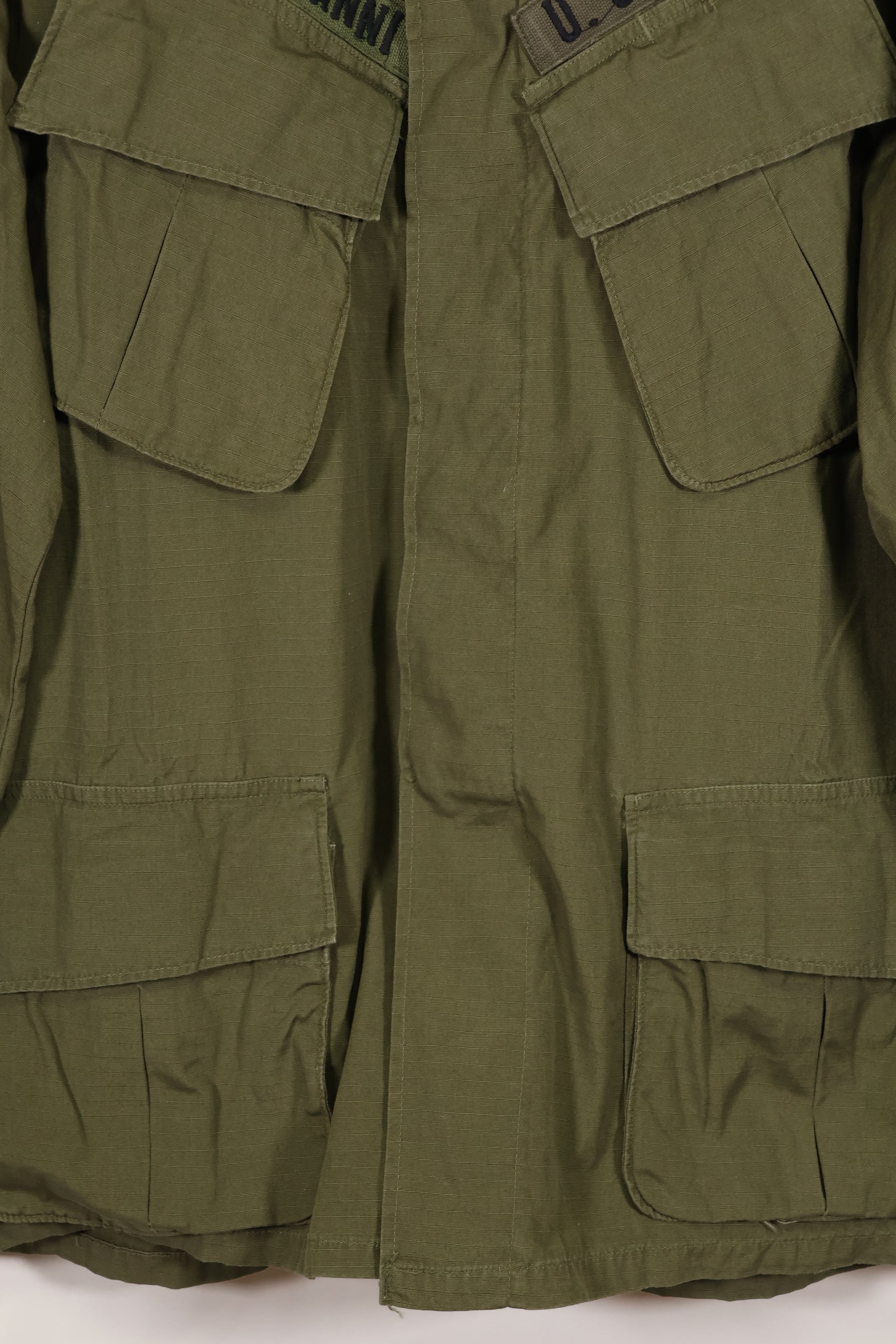 1970 Contract M-S 4th Model Jungle Fatigue Jacket 101 Airborne Used