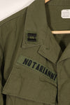 1970 Contract M-S 4th Model Jungle Fatigue Jacket 101 Airborne Used
