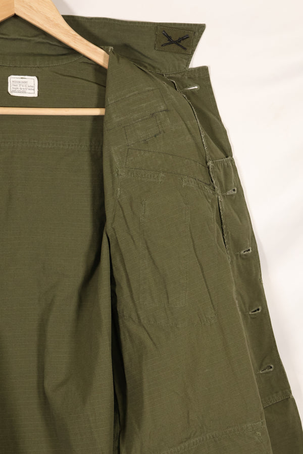 1970 Contract M-S 4th Model Jungle Fatigue Jacket 101 Airborne Used