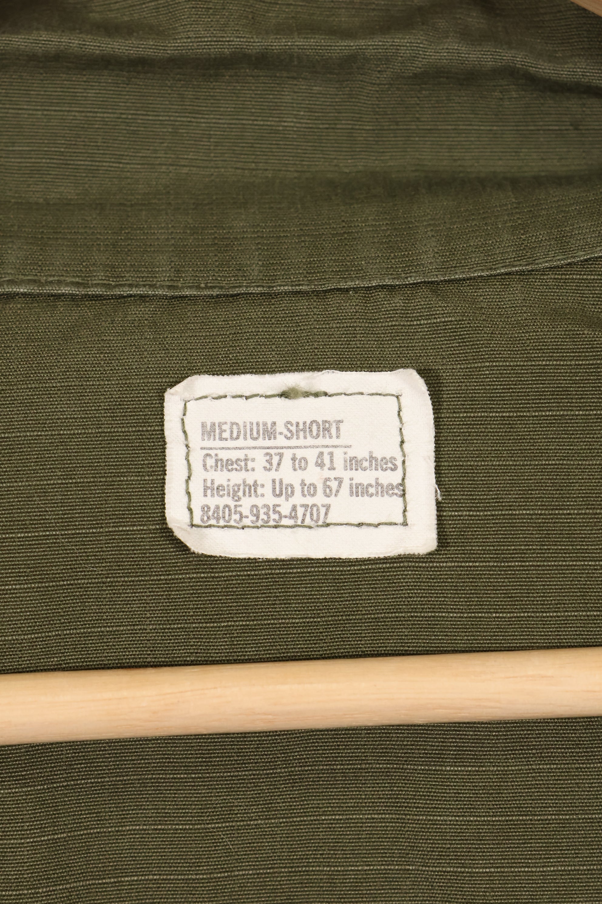 1970 Contract M-S 4th Model Jungle Fatigue Jacket 101 Airborne Used