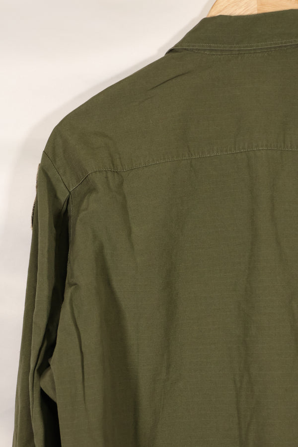 1970 Contract M-S 4th Model Jungle Fatigue Jacket 101 Airborne Used