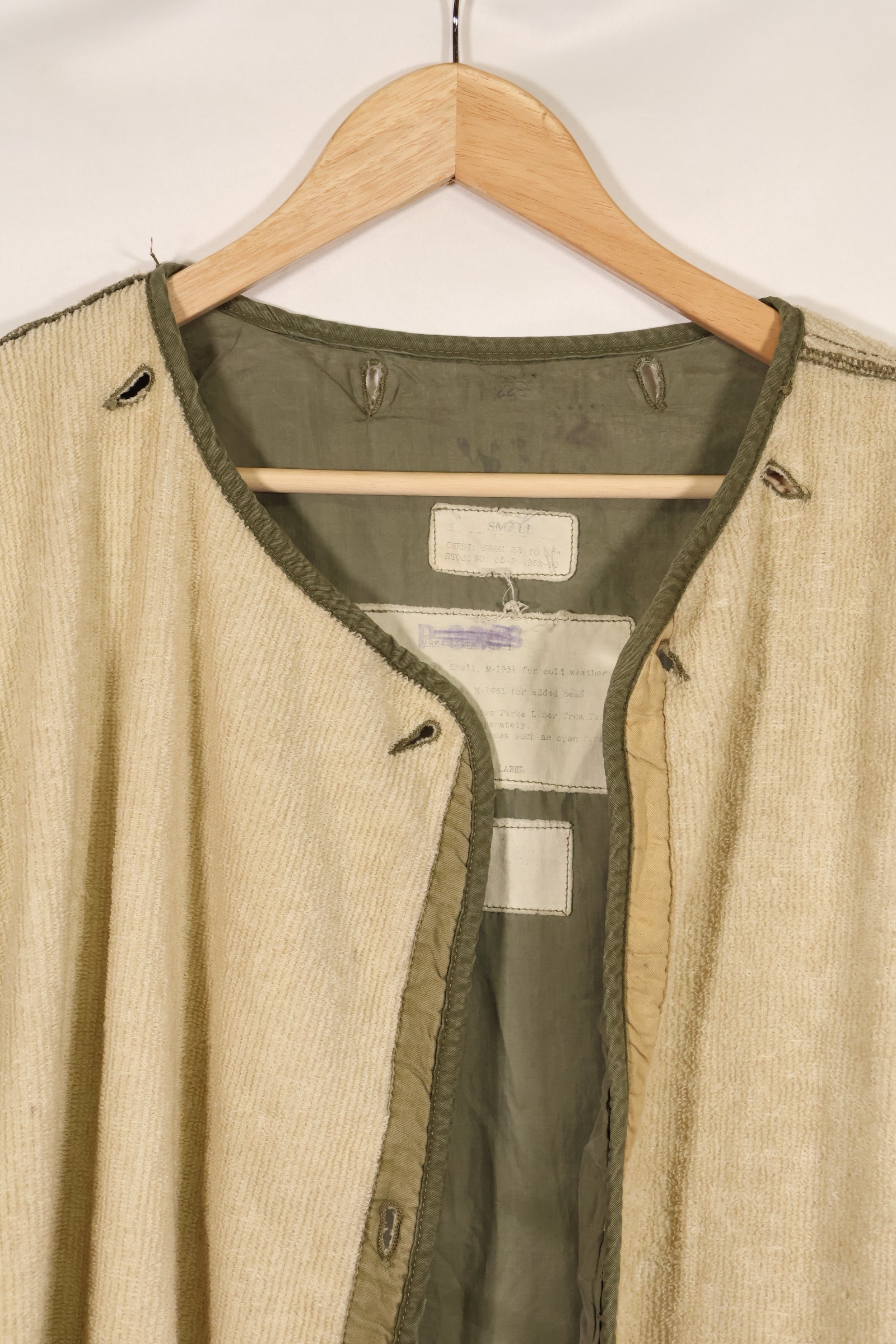 1950年代　SMALL M51 フィールドパーカー　パイルライナー　中古品