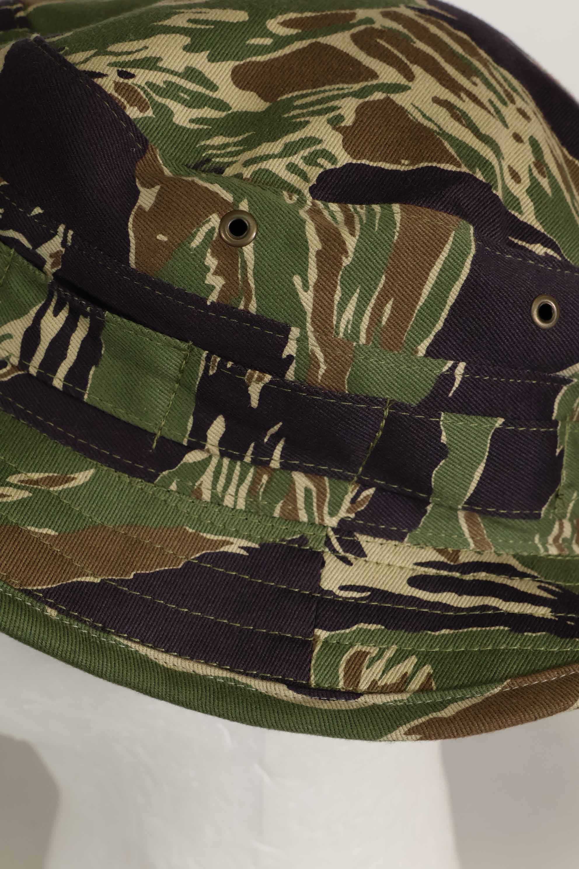 数量限定生産　MILITARIA 1911 沖縄タイガー  CISOカットブーニーハット　ショートブリム改造　A