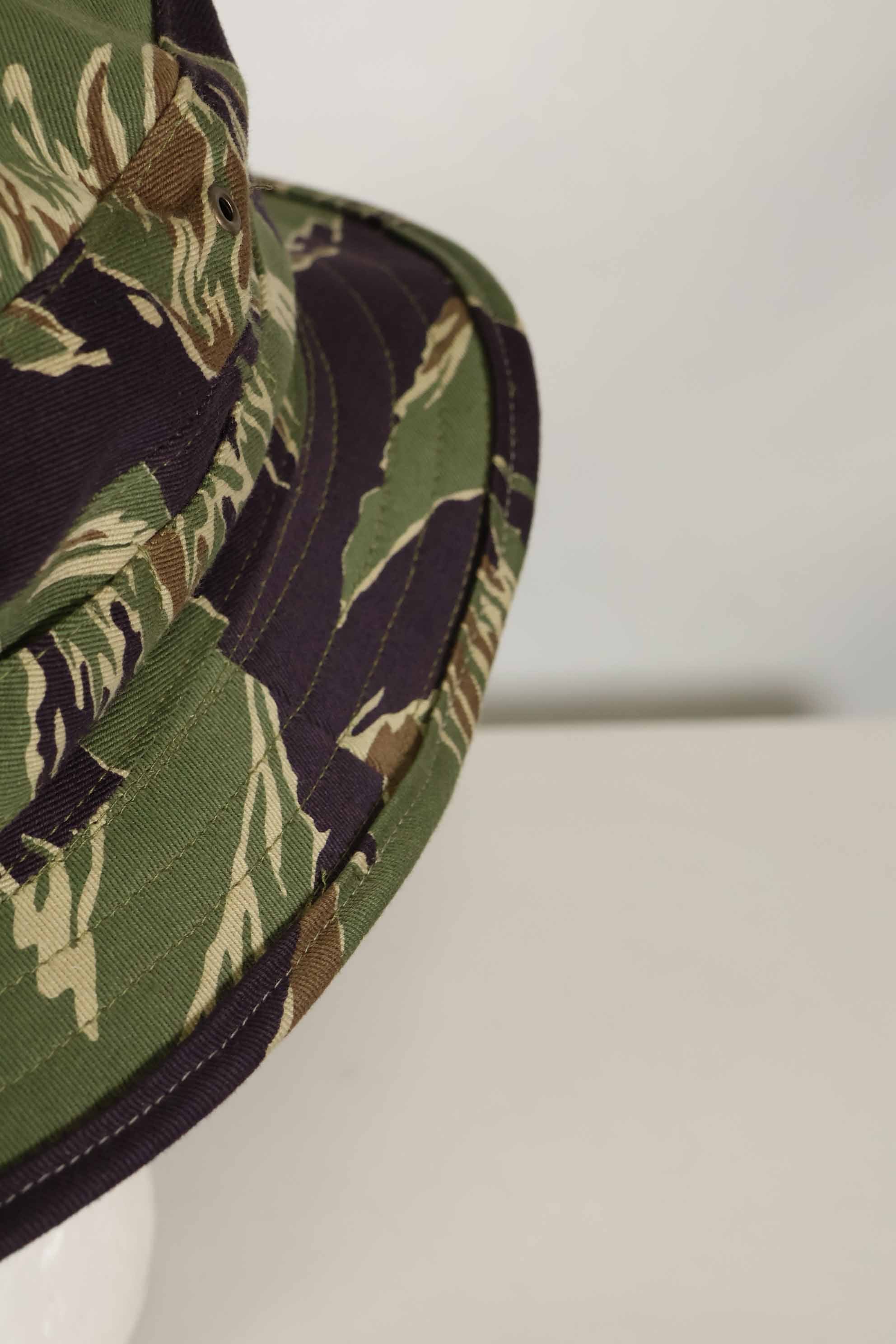 数量限定生産　MILITARIA 1911 沖縄タイガー  CISOカットブーニーハット　ショートブリム改造　A