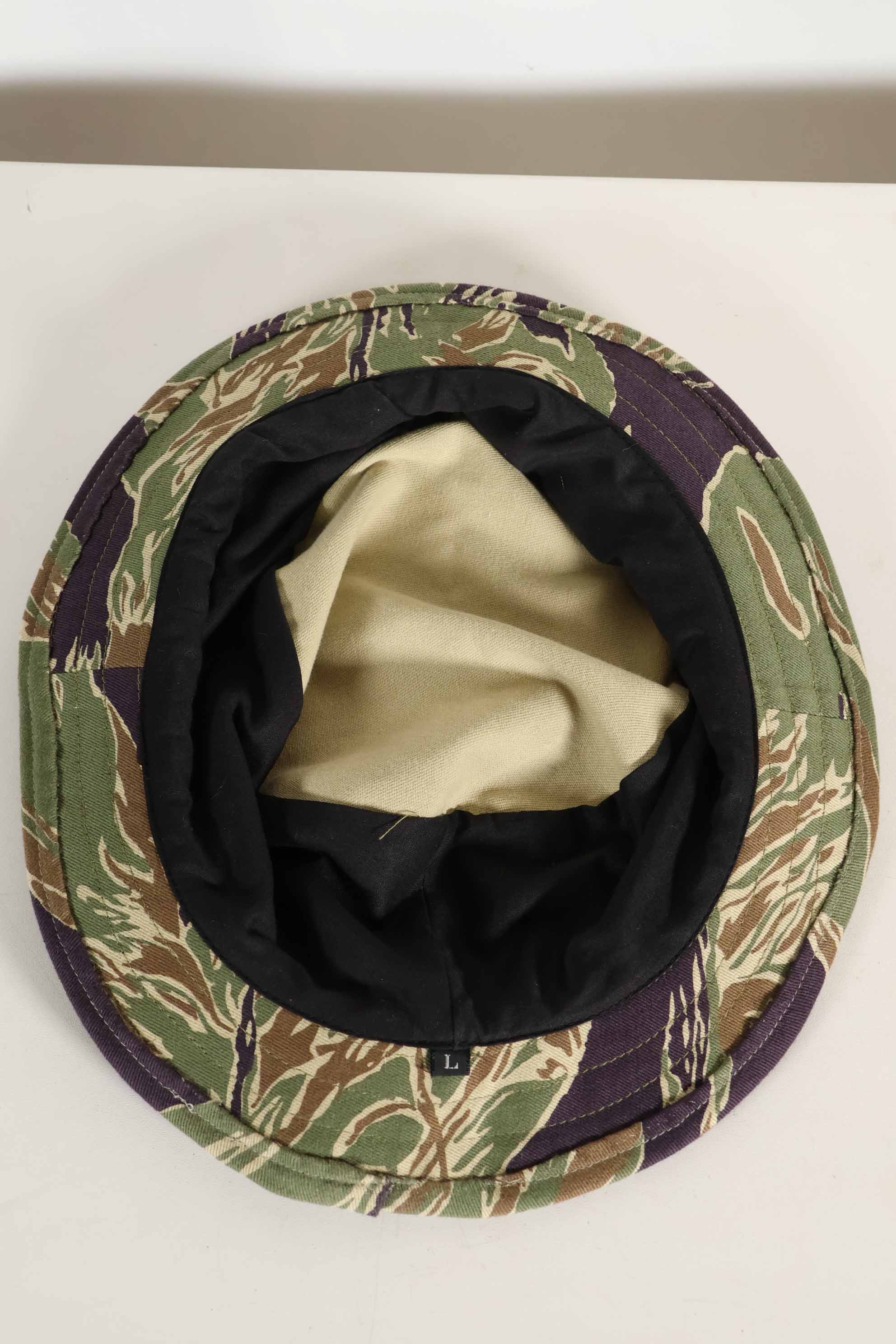 数量限定生産　MILITARIA 1911 沖縄タイガー  CISOカットブーニーハット　ショートブリム改造　A