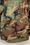 1983 Contract M-R Early Lot M65 Field Jacket Woodland Camouflage Brass Zipper Used