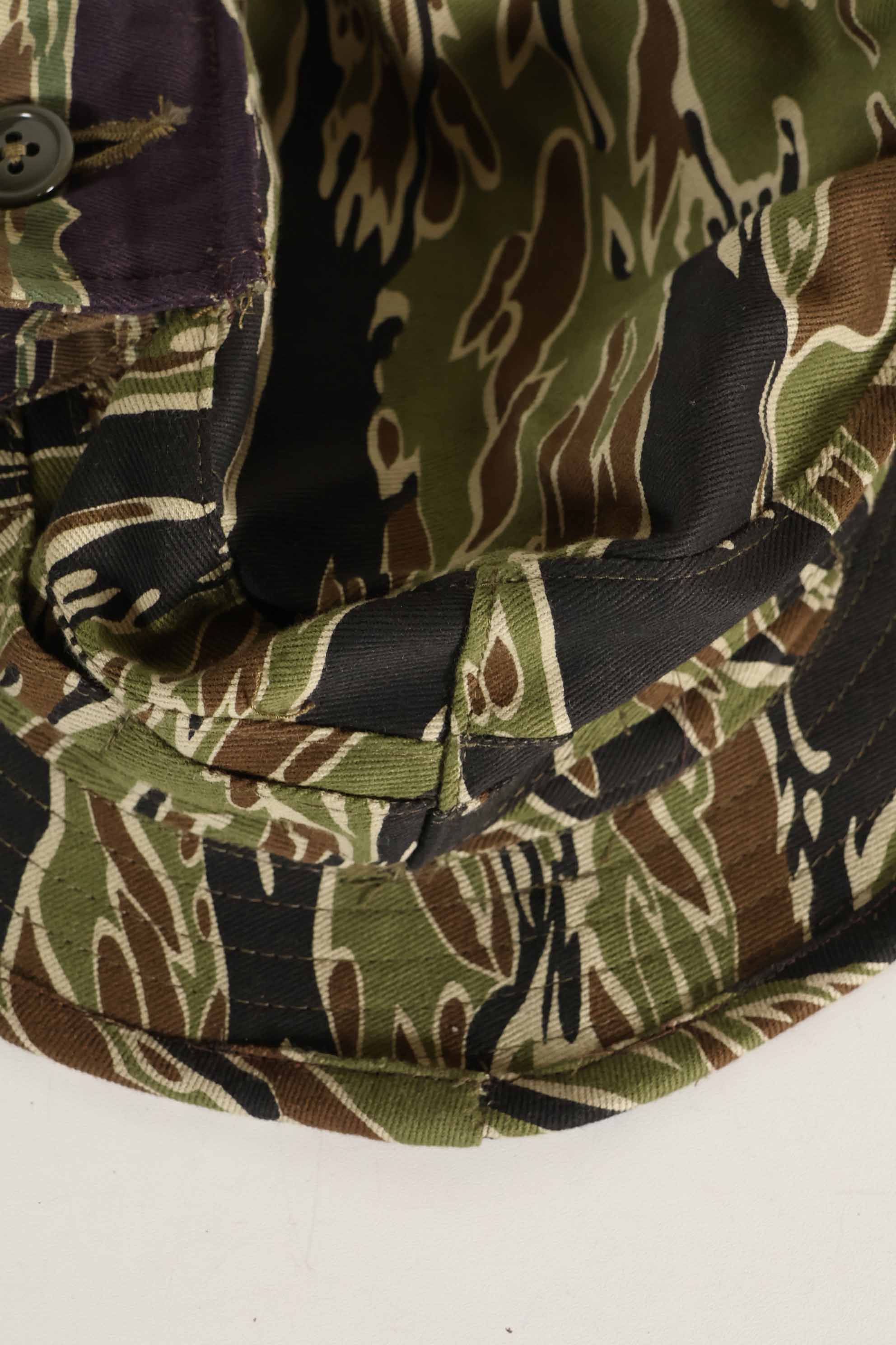 数量限定生産　MILITARIA 1911 初期ゴールドタイガー  CISOカットブーニーハット　ショートブリム改造　ポケット付　D