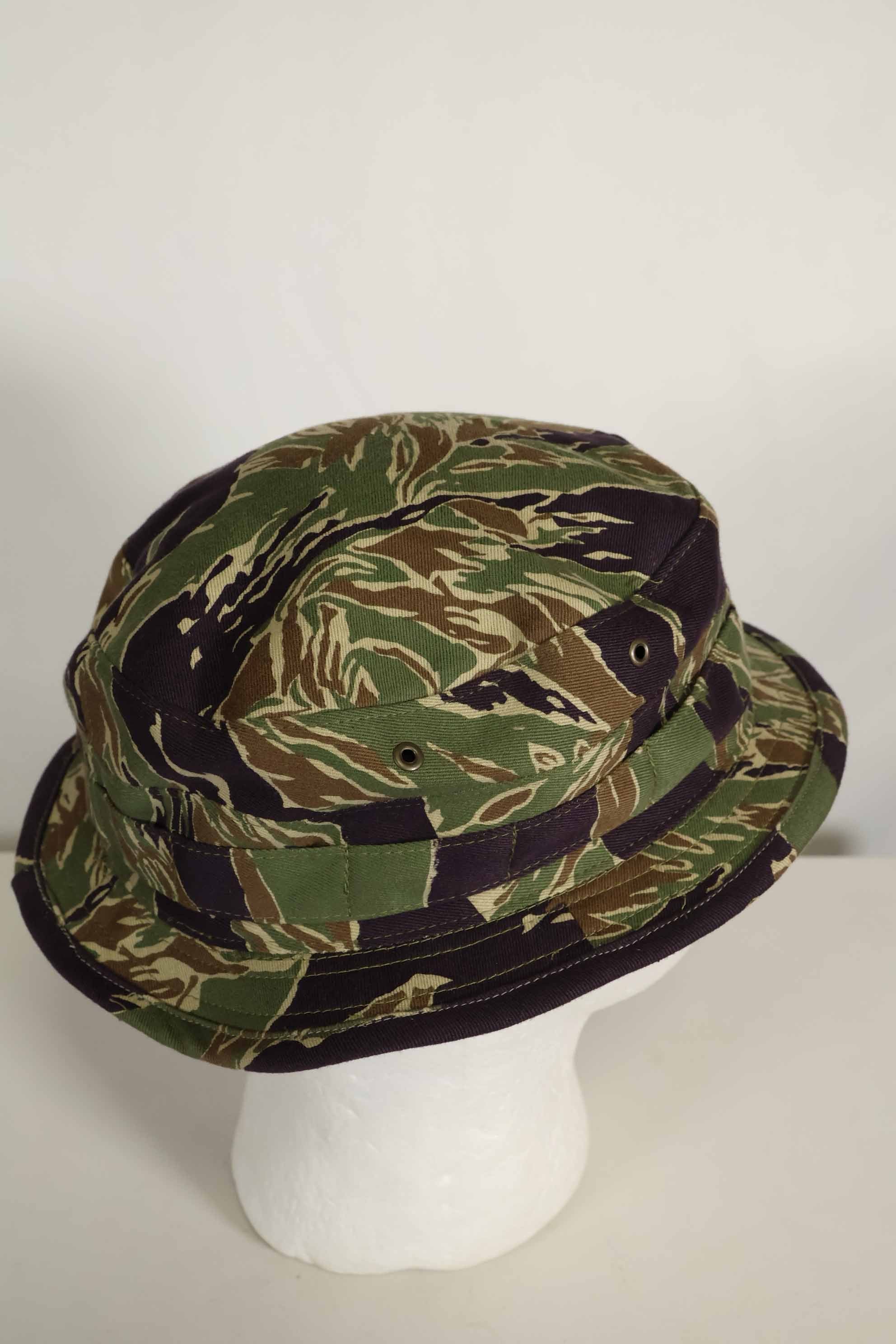 数量限定生産　MILITARIA 1911 沖縄タイガー  CISOカットブーニーハット　ショートブリム改造 ポケット付　B