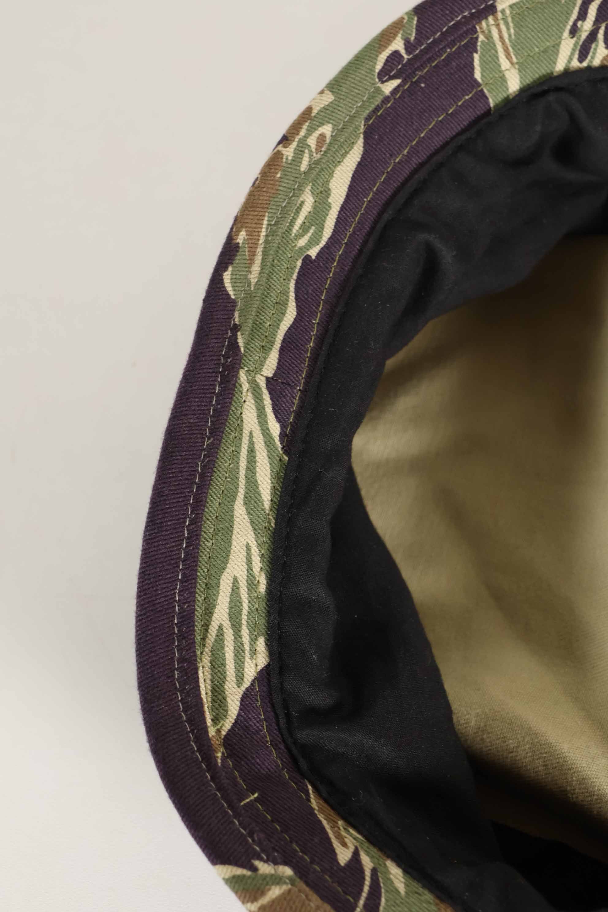 数量限定生産　MILITARIA 1911 沖縄タイガー  CISOカットブーニーハット　ショートブリム改造 ポケット付　B