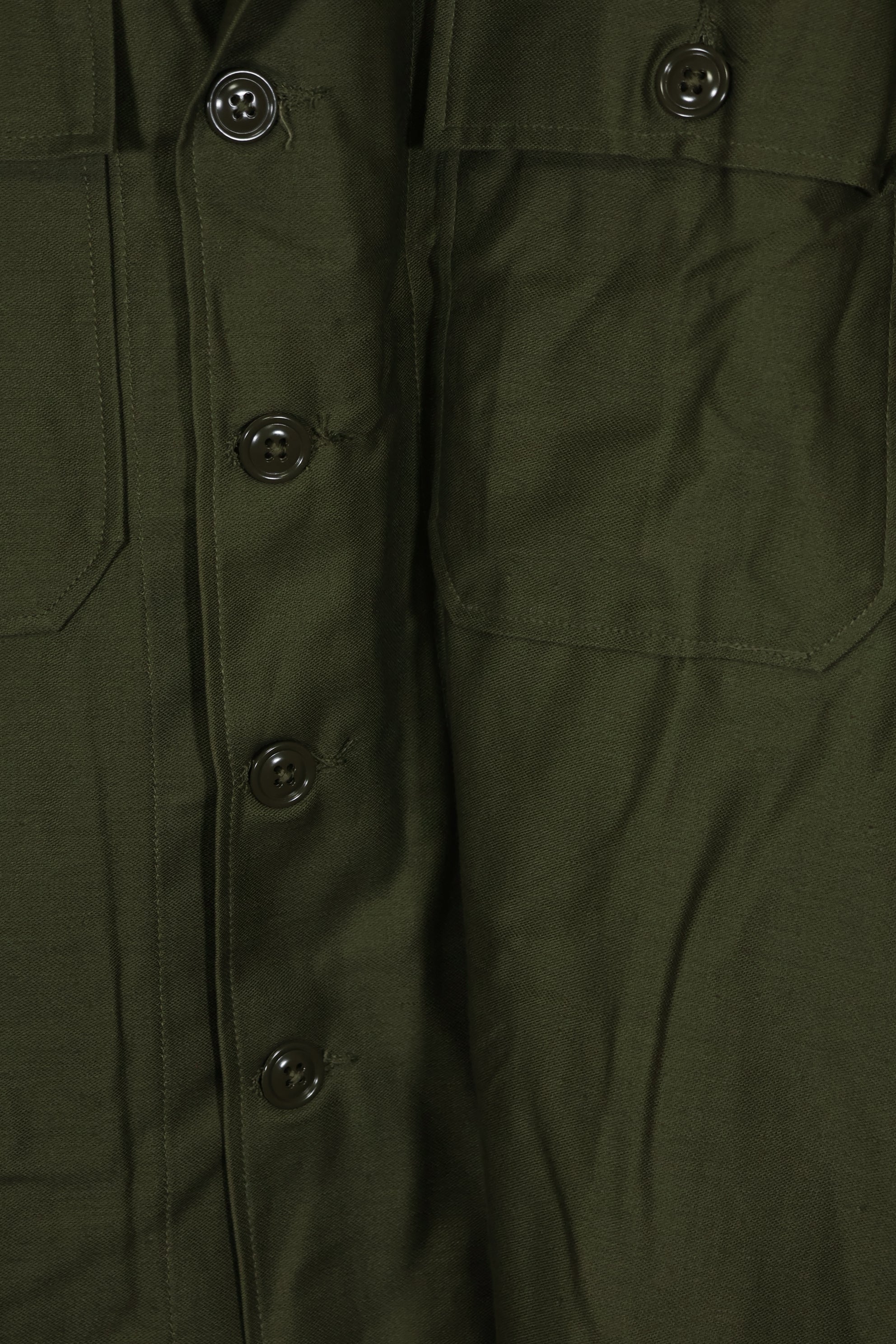 1963年全新库存OG-107多功能衬衫，未使用过，前旧金山49人队队员剩余物资