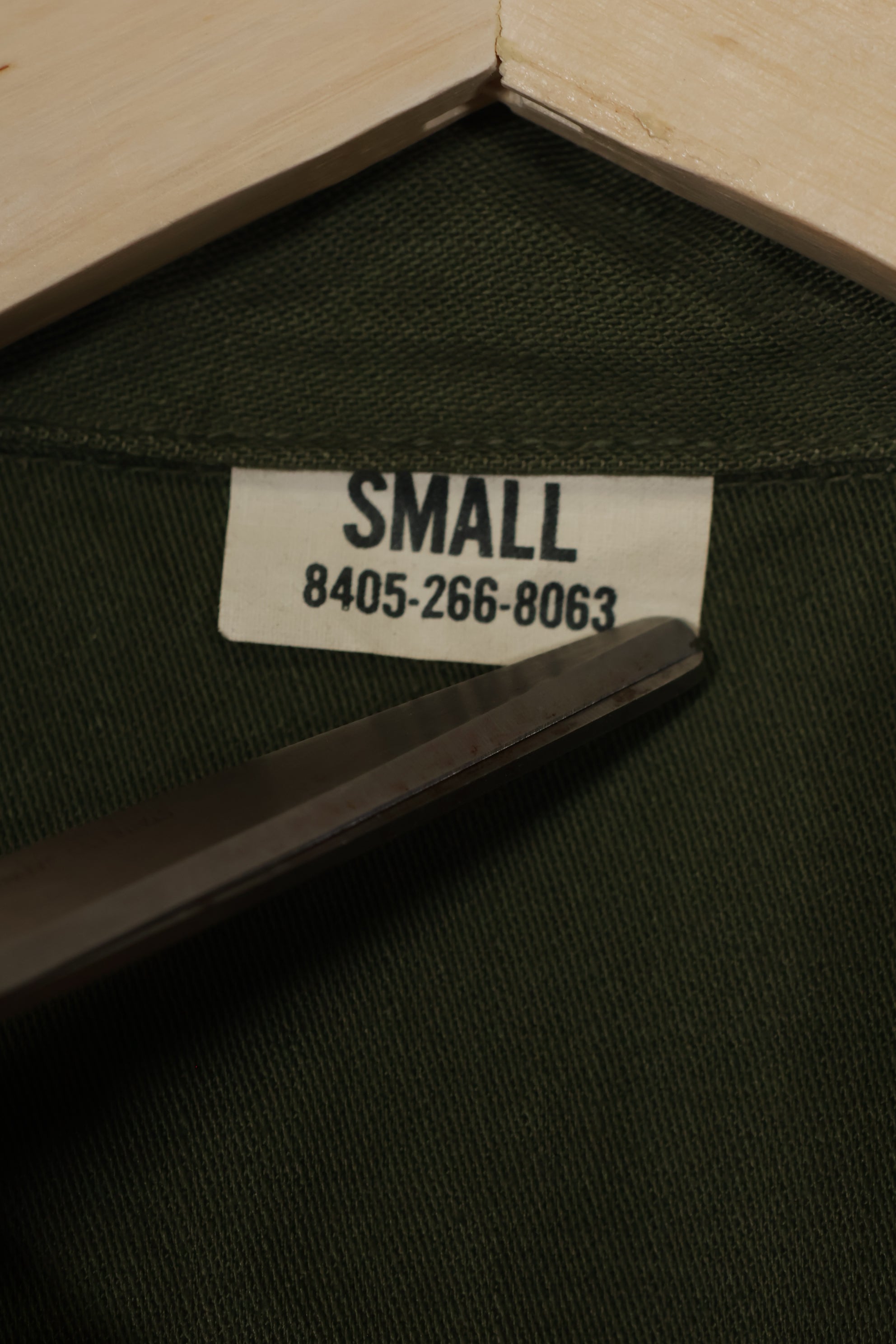 1963年全新库存OG-107多功能衬衫，未使用过，前旧金山49人队队员剩余物资