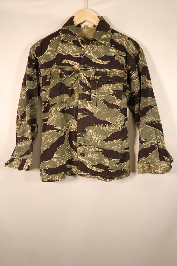 Circa 1965–66 | A-L Okinawa Tiger Pattern | JWD | Asian Cut | Tiger Stripe Shirt | Used