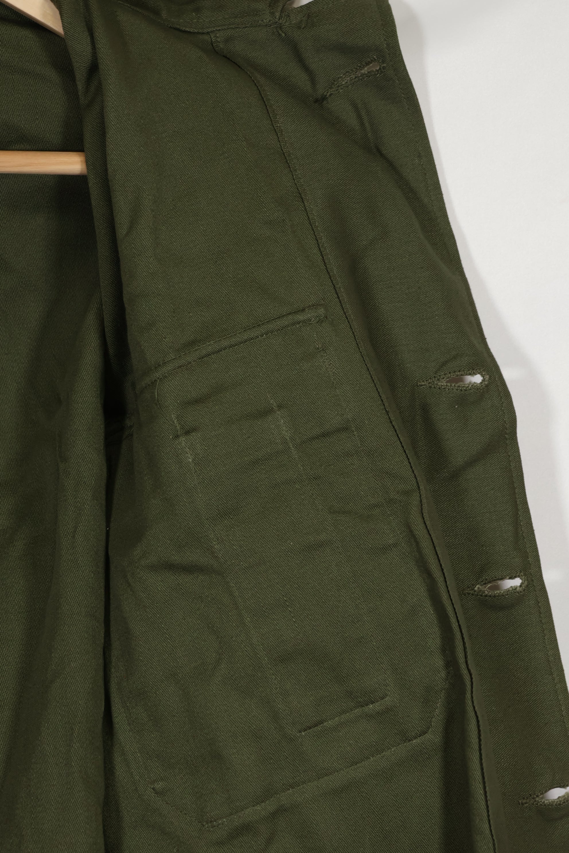 1963年全新库存OG-107多功能衬衫，未使用过，前旧金山49人队队员剩余物资