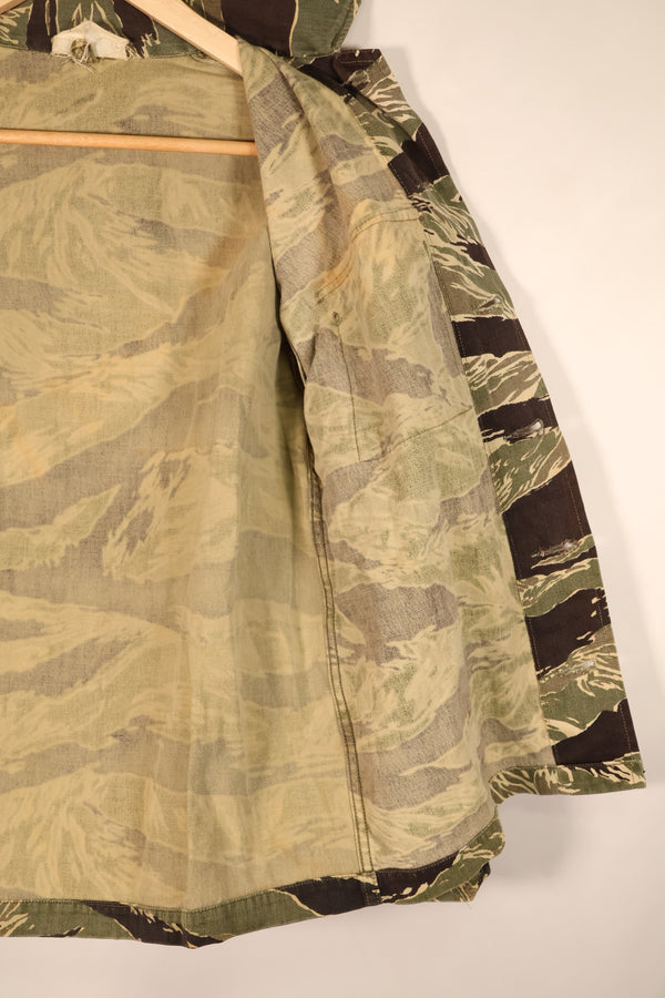 Circa 1965–66 | A-L Okinawa Tiger Pattern | JWD | Asian Cut | Tiger Stripe Shirt | Used