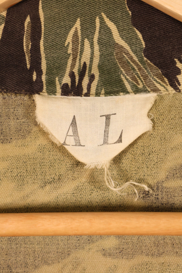 Circa 1965–66 | A-L Okinawa Tiger Pattern | JWD | Asian Cut | Tiger Stripe Shirt | Used