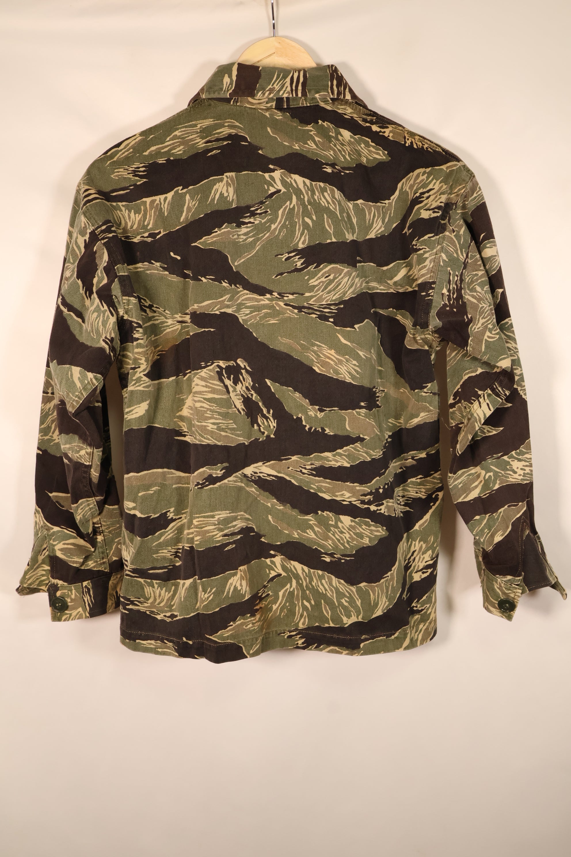 Circa 1965–66 | A-L Okinawa Tiger Pattern | JWD | Asian Cut | Tiger Stripe Shirt | Used