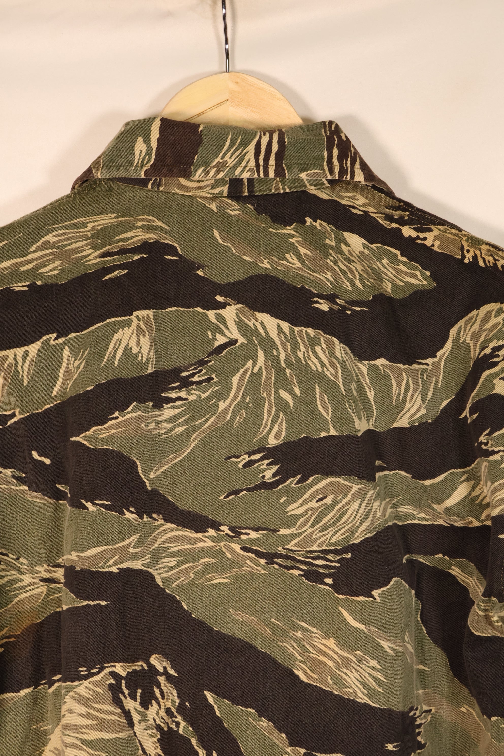 Circa 1965–66 | A-L Okinawa Tiger Pattern | JWD | Asian Cut | Tiger Stripe Shirt | Used