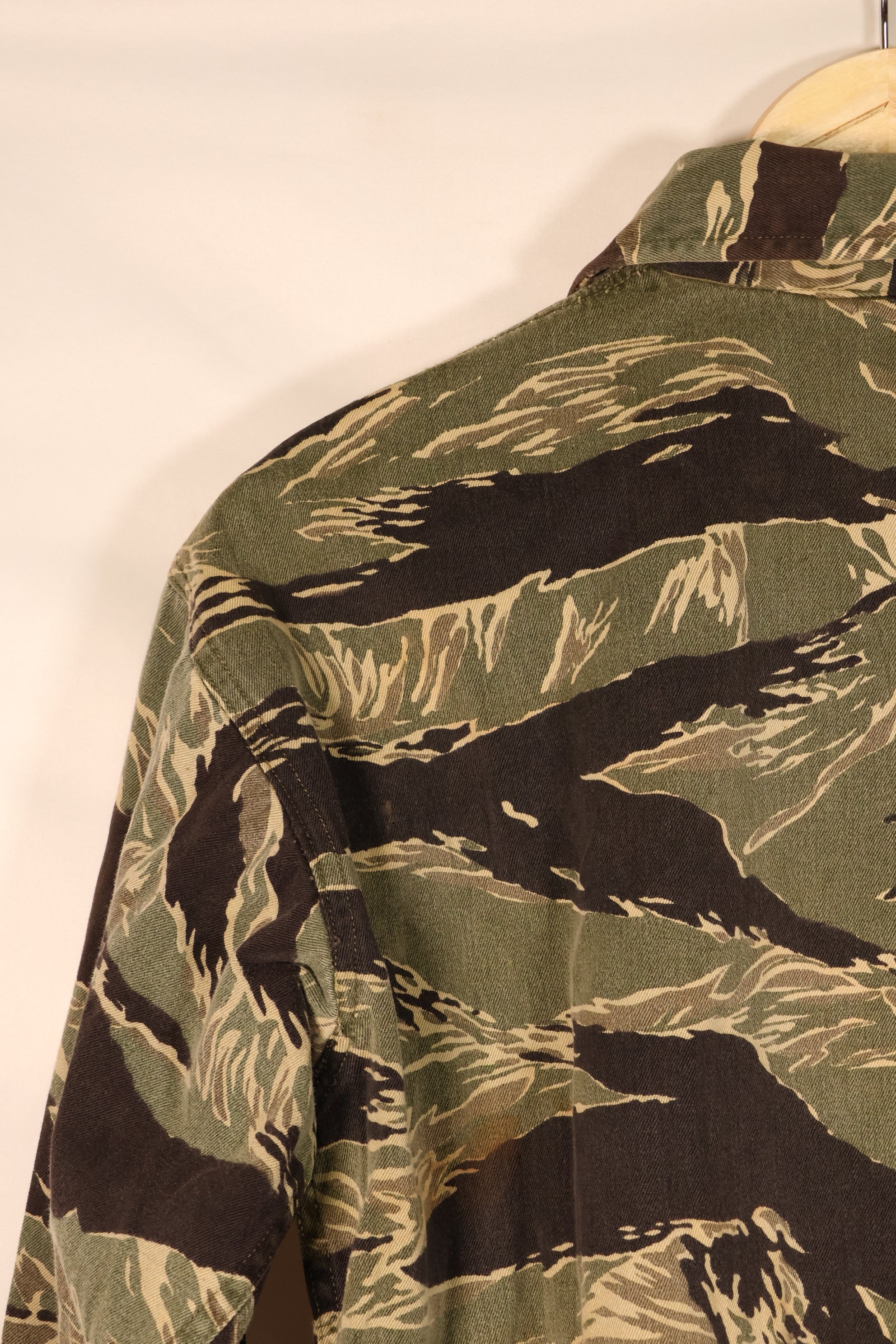 Circa 1965–66 | A-L Okinawa Tiger Pattern | JWD | Asian Cut | Tiger Stripe Shirt | Used