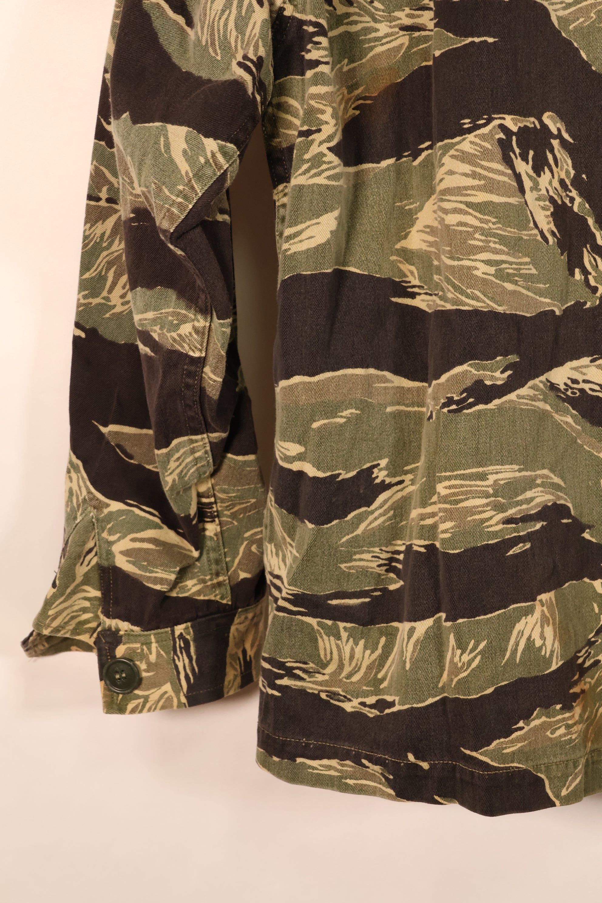Circa 1965–66 | A-L Okinawa Tiger Pattern | JWD | Asian Cut | Tiger Stripe Shirt | Used