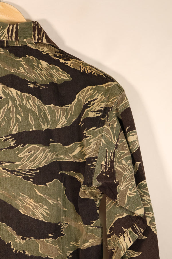 Circa 1965–66 | A-L Okinawa Tiger Pattern | JWD | Asian Cut | Tiger Stripe Shirt | Used
