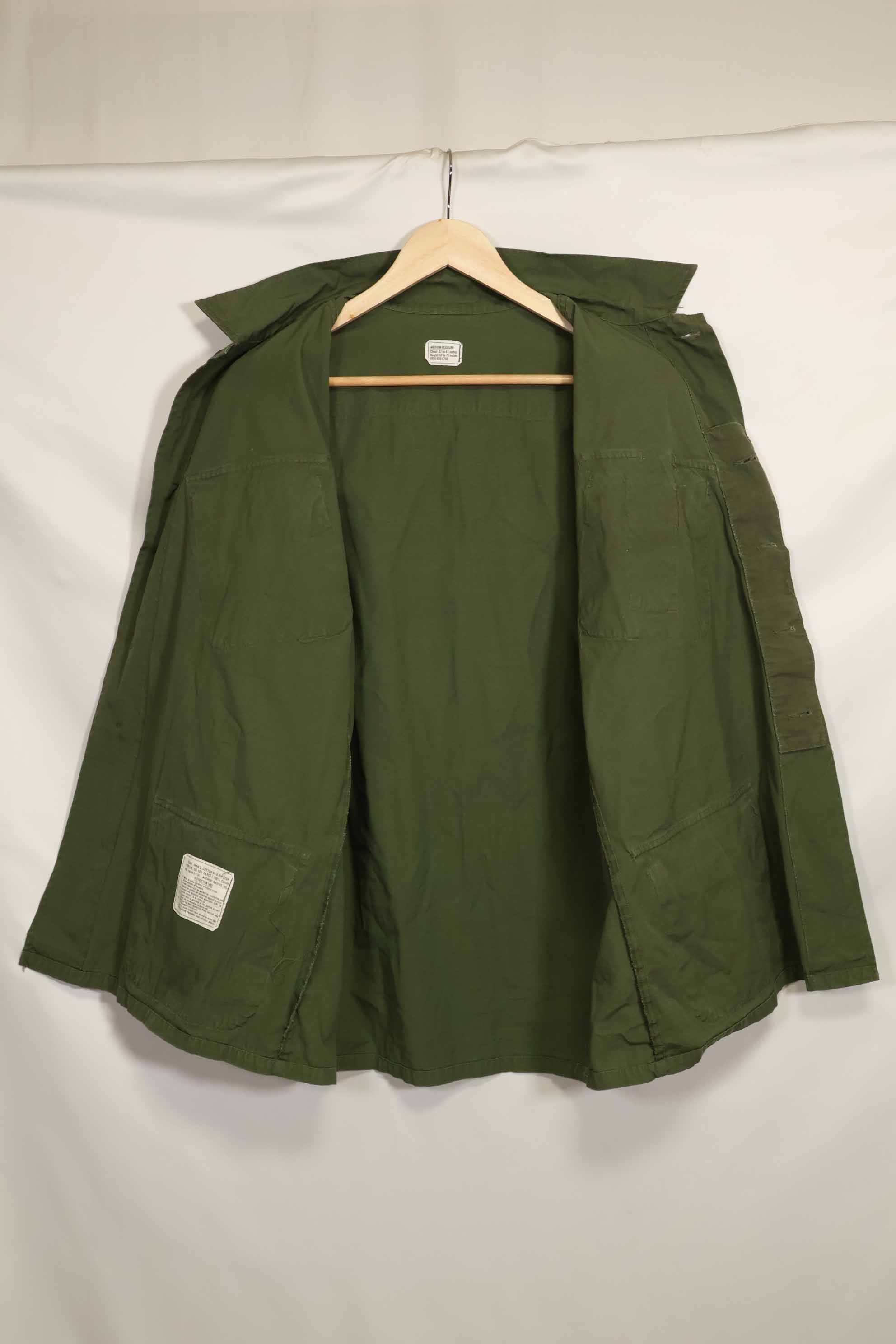 1969年契約　4th Model ジャングルファティーグ　ジャケット　M-R　ほぼ未使用品