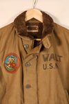 1940年代　WWII　アメリカ海軍　デッキジャケット　パッチ付き　中古品　大きめサイズ