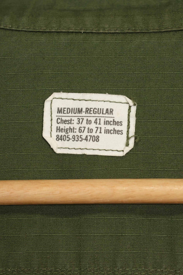 1969年契約　4th Model ジャングルファティーグ　ジャケット　M-R　ほぼ未使用品