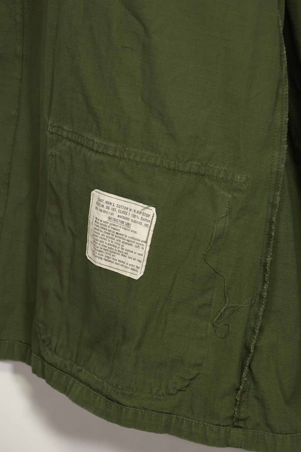 1969年契約　4th Model ジャングルファティーグ　ジャケット　M-R　ほぼ未使用品